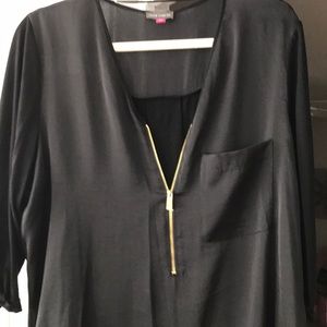 Vince Camuto dressy tunic top, quarter sleeve